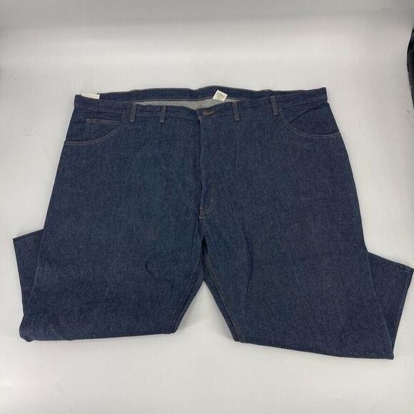 Vintage Key Capri Jeans Men 55.x24.5 Denim 100% Cotton Regular Fit Pockets - Picture 1 of 15